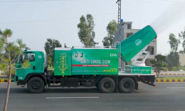 Lahore Welcomes World’s First AI-Linked Anti Smog Guns in Historic Air Pollution Battle