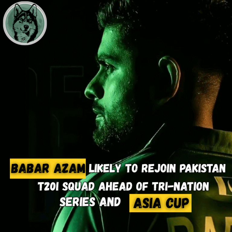 Babar Azam Likely to Rejoin Pakistan T20I Squad PCB