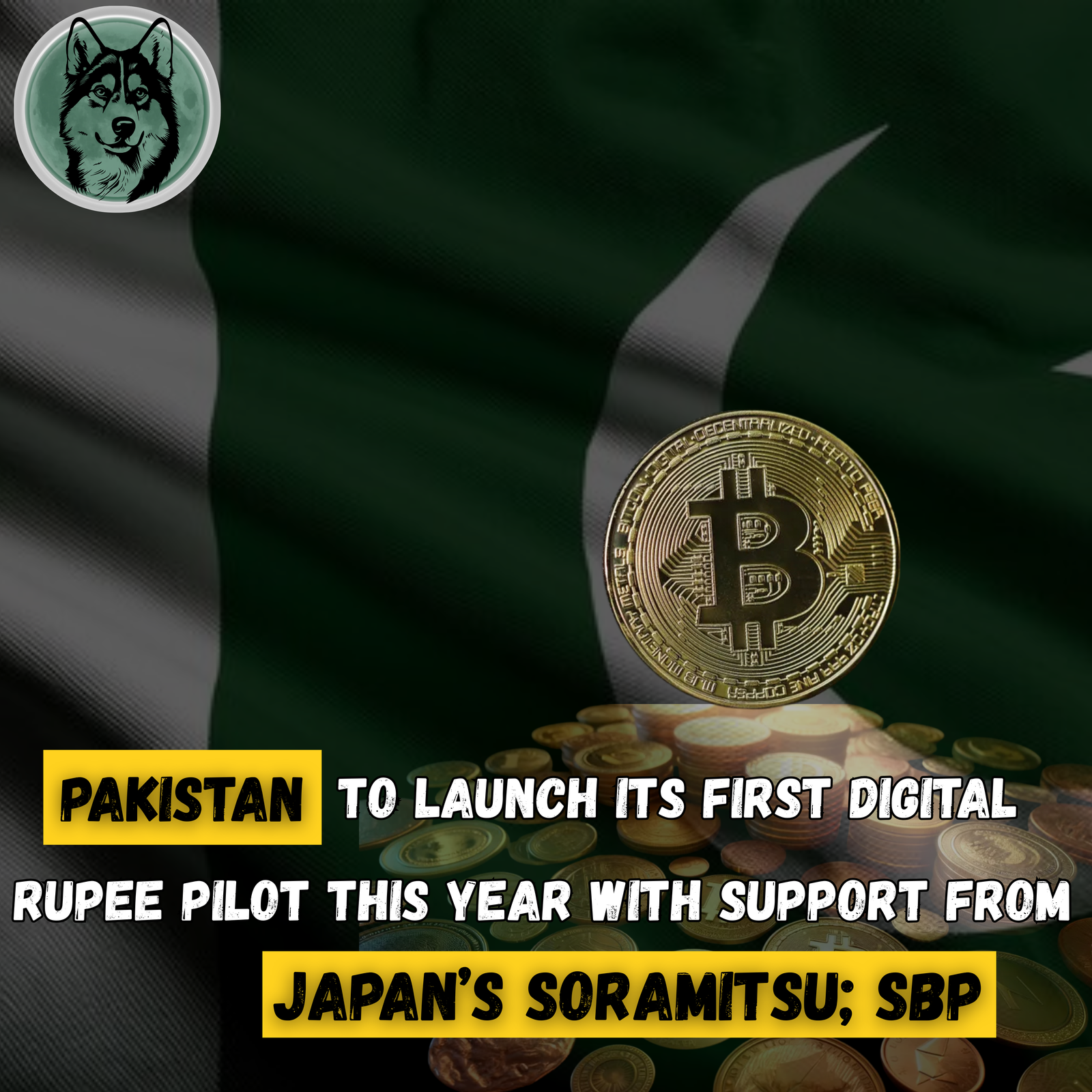 Pakistan to launch its first digital rupee pilot this year with support from Japan’s Soramitsu; SBP
