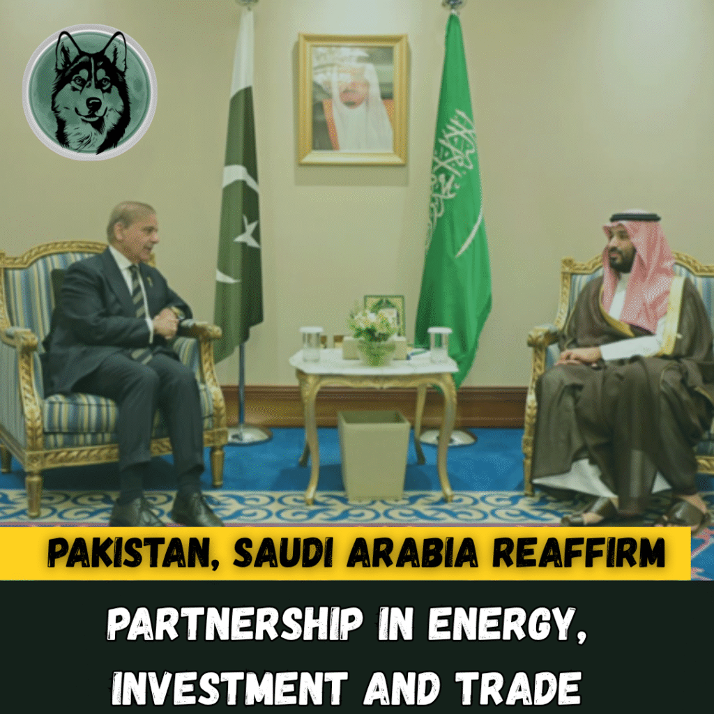 Pakistan, Saudi Arabia Reaffirm Partnership in Energy, Investment, and Trade