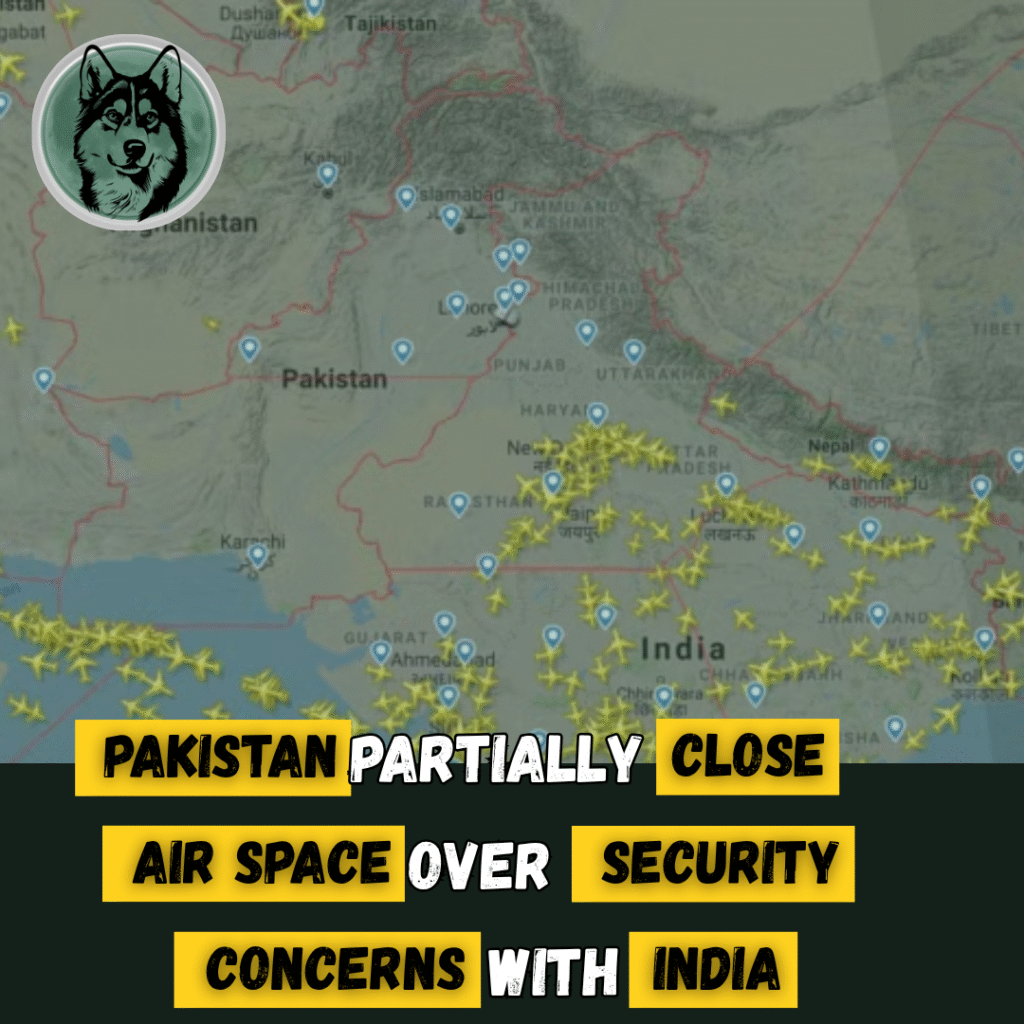 Pakistan Partially Closes Airspace Over Security Concerns With India