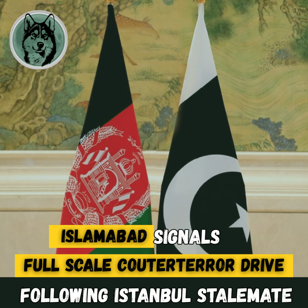 Islamabad Signals Full-Scale Counterterror Drive Following Istanbul Stalemate