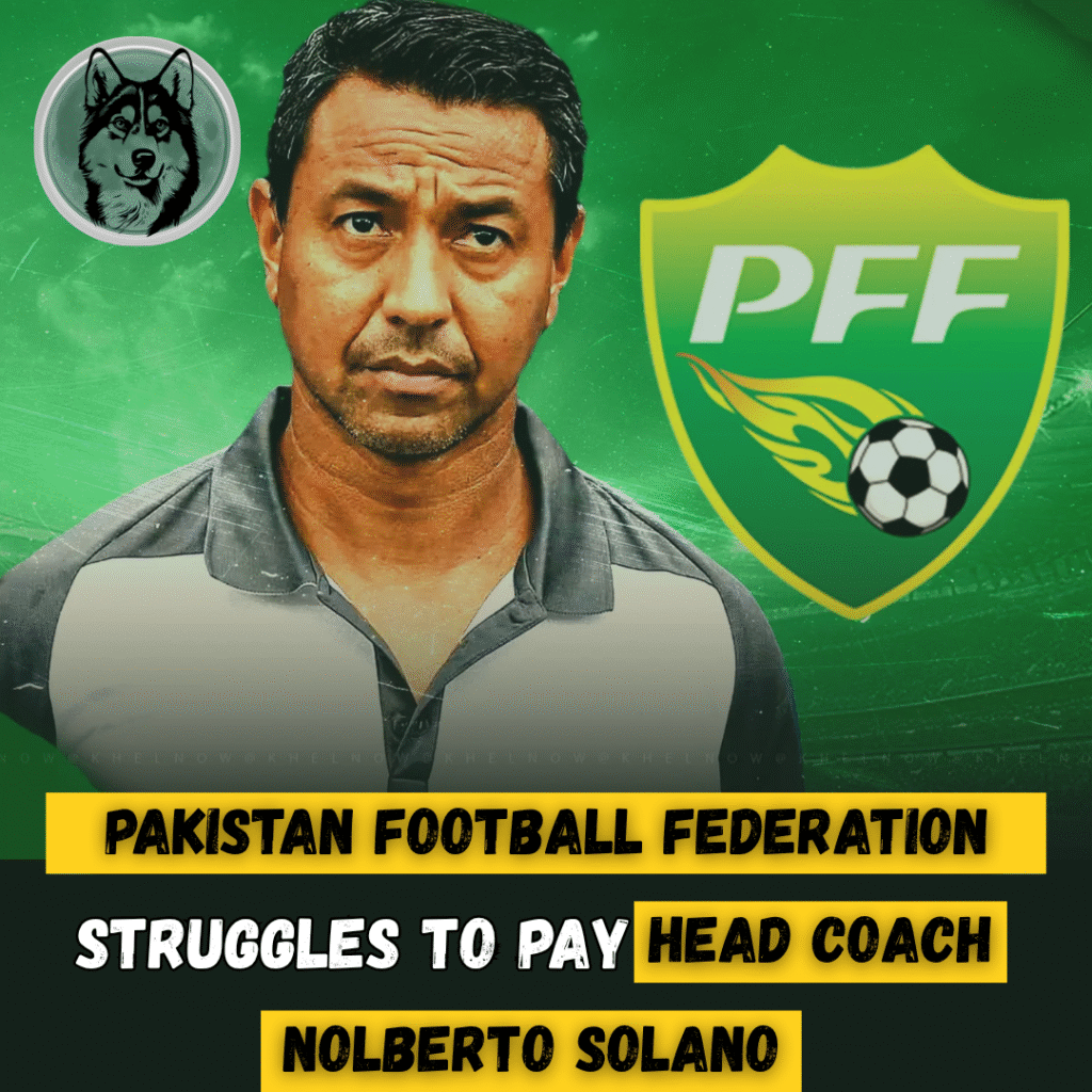 Pakistan Football Federation Struggles to Pay Head Coach Nolberto Solano