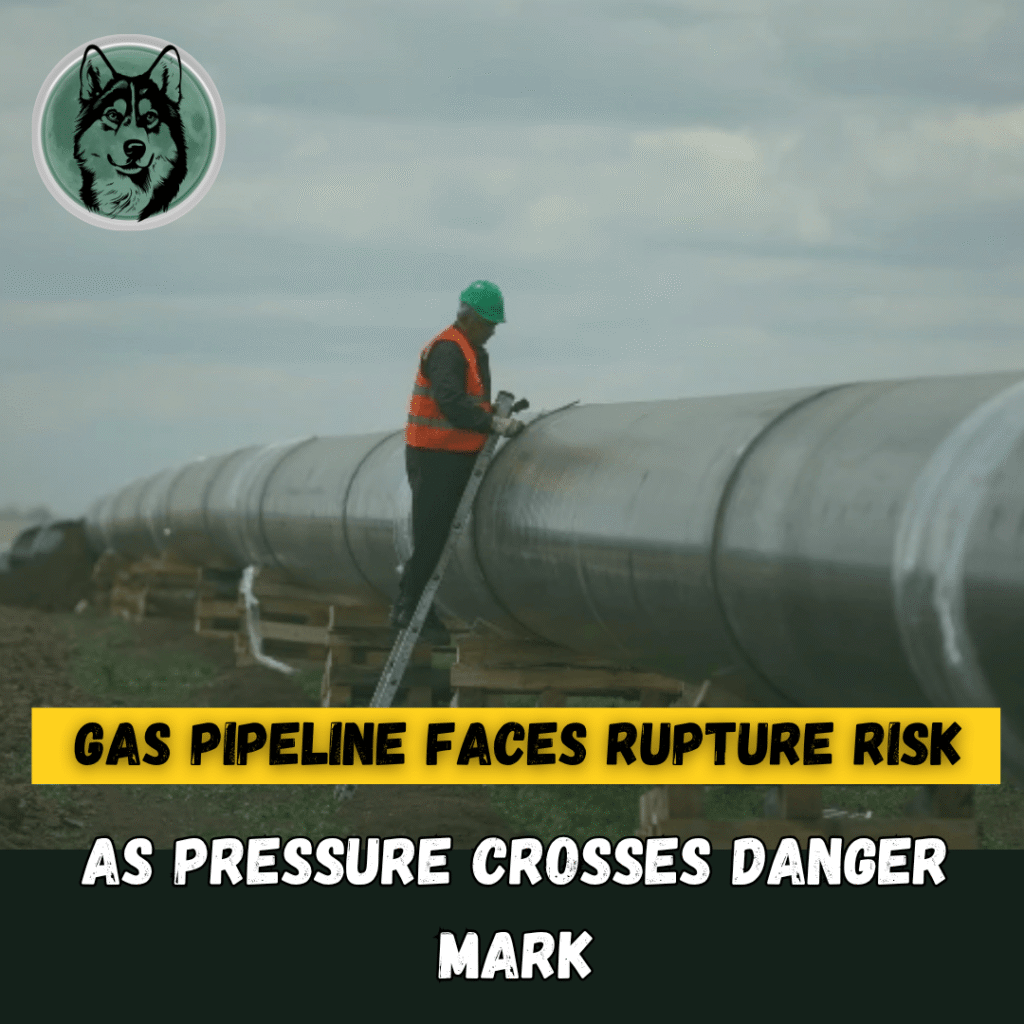 Gas Pipeline Faces Rupture Risk as Pressure Crosses Danger Mark