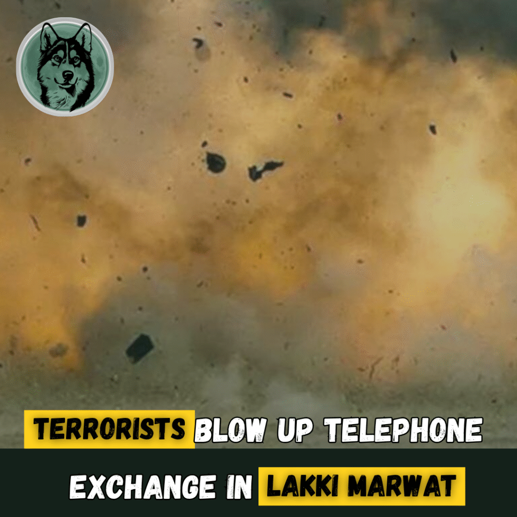 Terrorists Blow Up Telephone Exchange in Lakki Marwat
