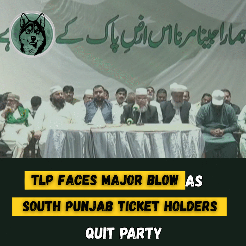 TLP Faces Major Blow as South Punjab Ticket Holders Quit Party