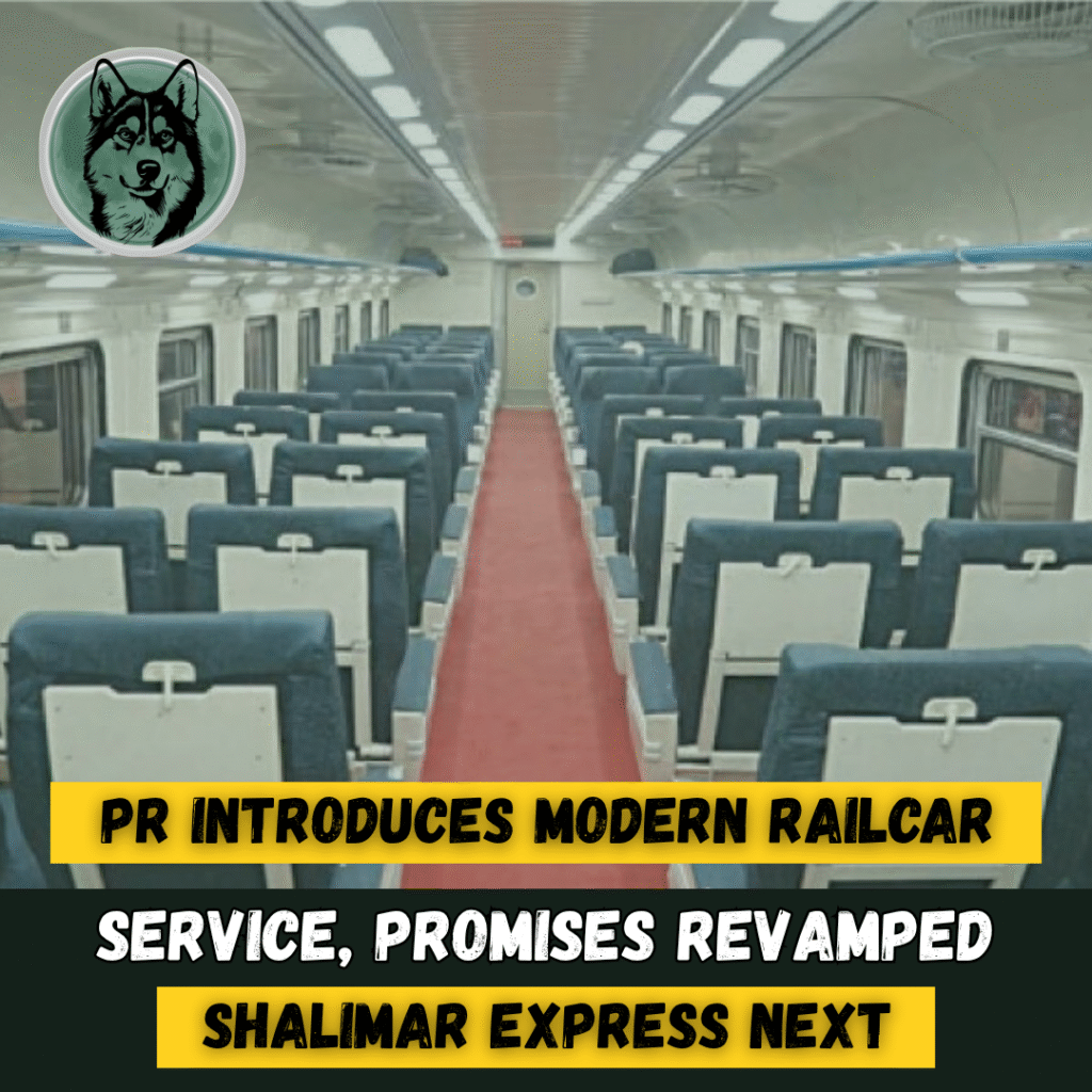 PR Introduces Modern Railcar Service, Promises Revamped Shalimar Express Next