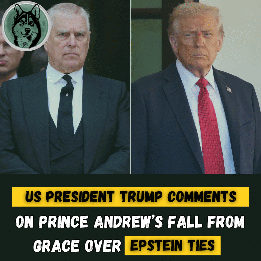 US President Trump Comments on Prince Andrew’s Fall from Grace Over Epstein Ties