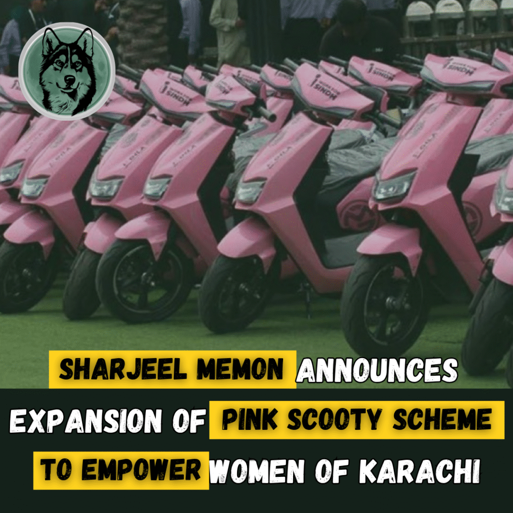Sharjeel Memon Announces Expansion of Pink Scooty Scheme to Empower Women of Sindh