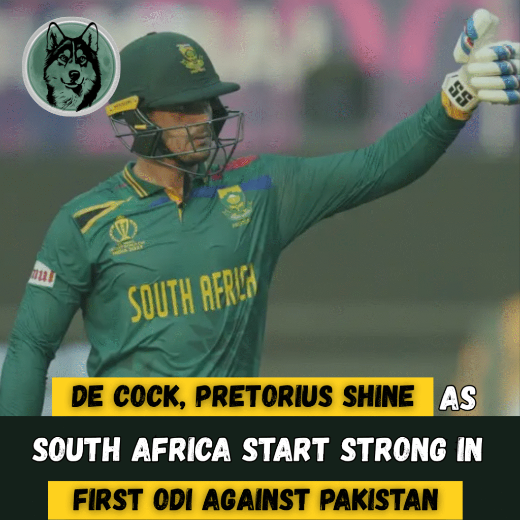 De Kock, Pretorius Shine as South Africa Start Strong in First ODI Against Pakistan