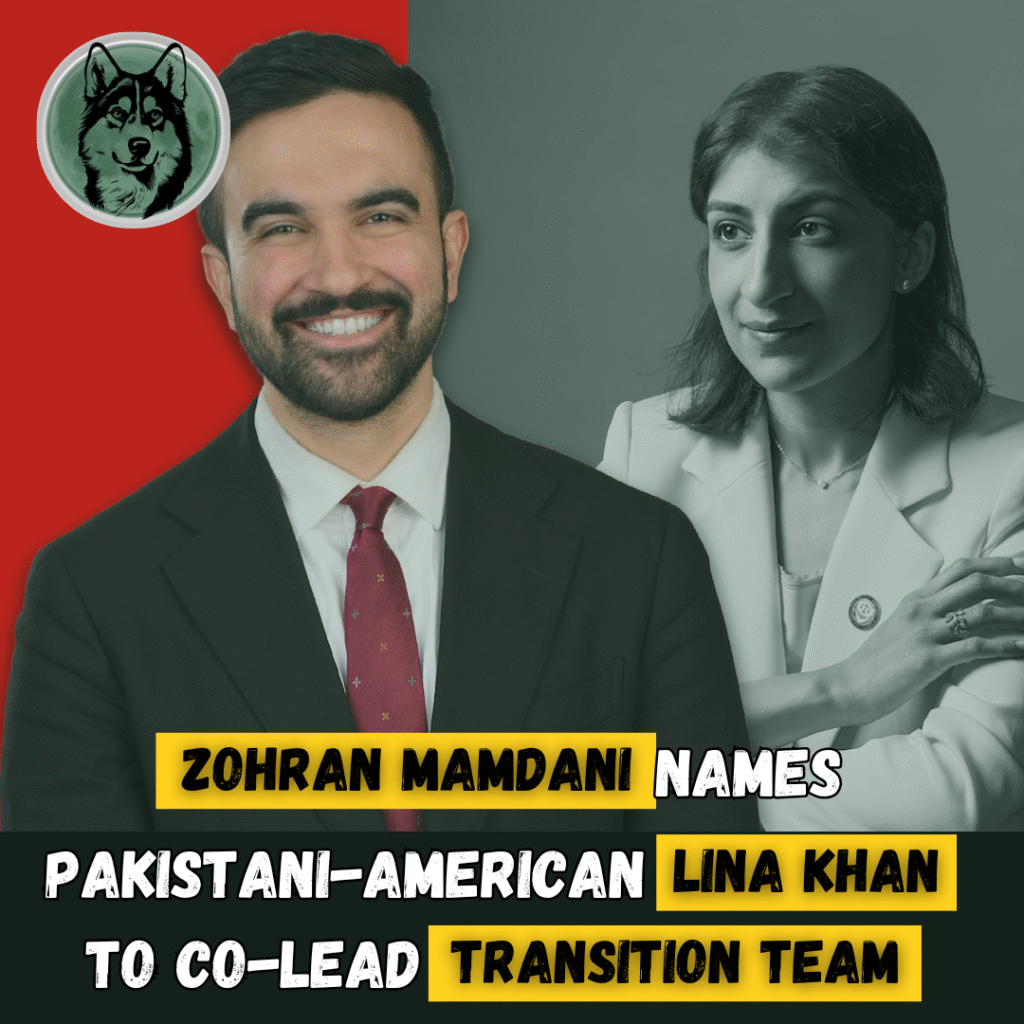 Zohran Mamdani Names Pakistani-American Lina Khan to Co-Lead New York Transition Team