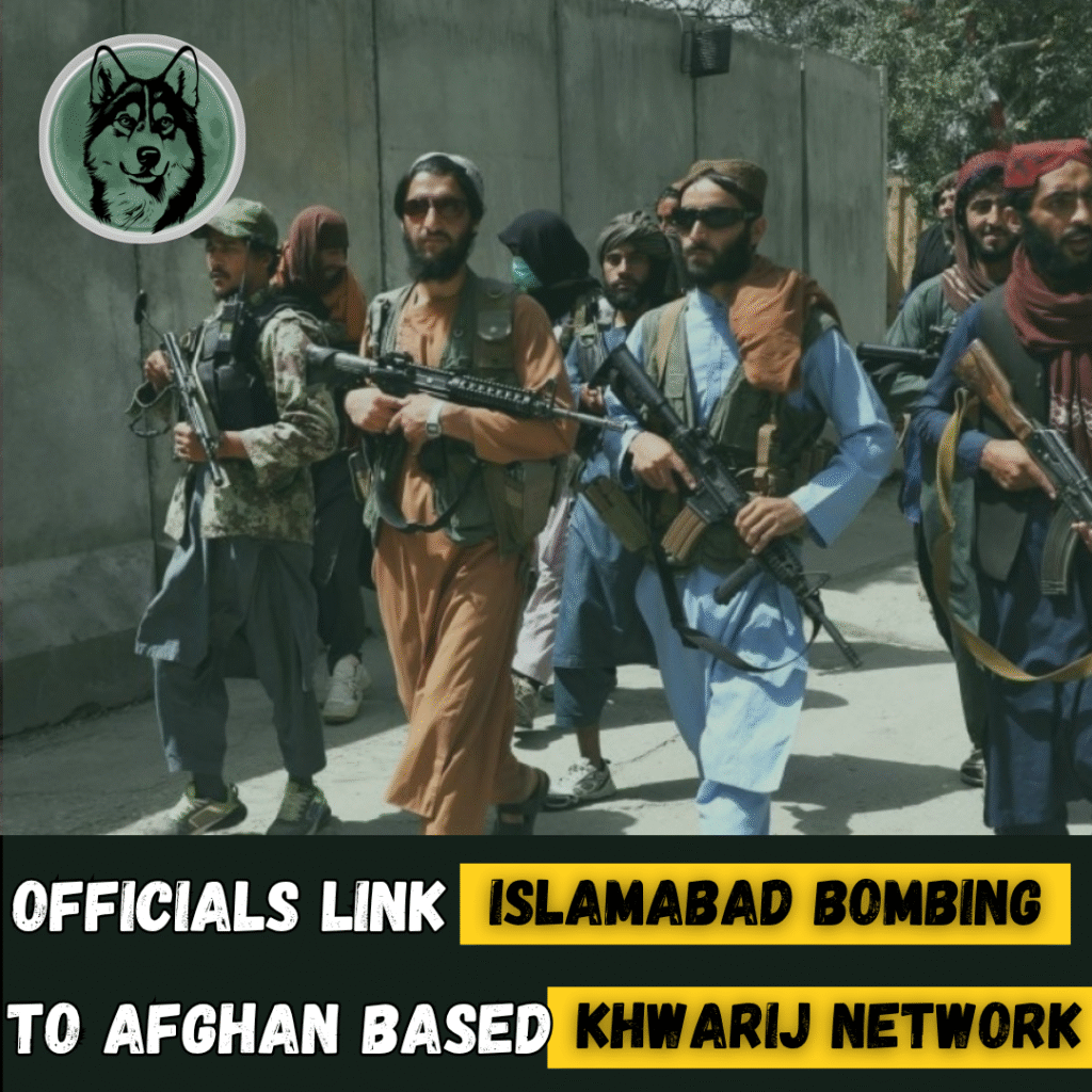 Officials link Islamabad bombing to Afghan-based Khawarij network