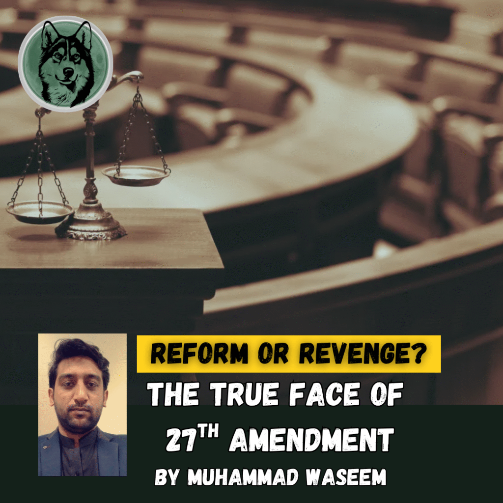 Reform or Revenge? The True Face of the 27th Amendment