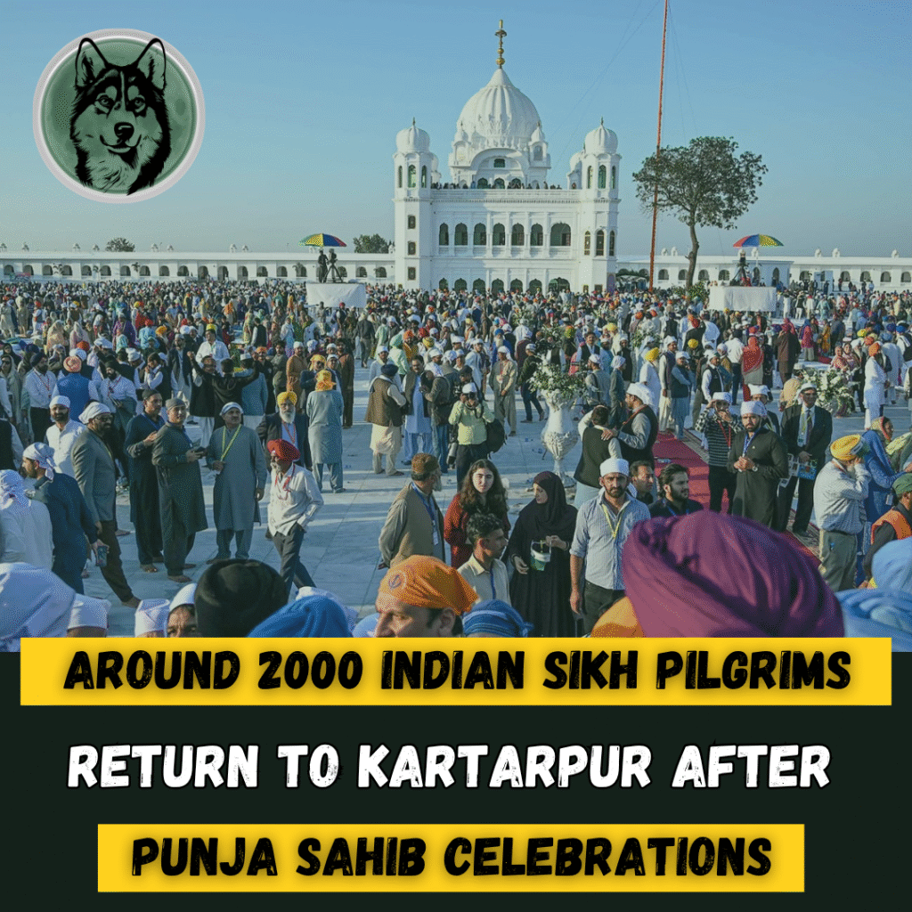 Around 2,000 Indian Sikh Pilgrims Return to Kartarpur After Panja Sahib Celebrations