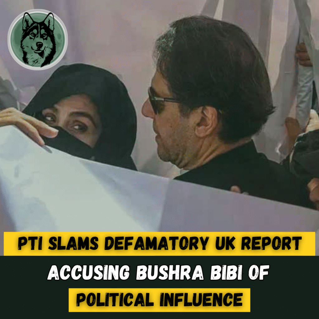 PTI Slams Defamatory UK Report Accusing Bushra Bibi of Political Influence