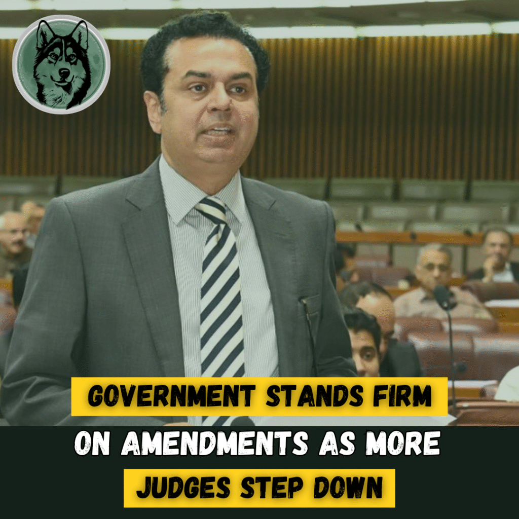 Government Stands Firm on Amendments as More Judges Step Down