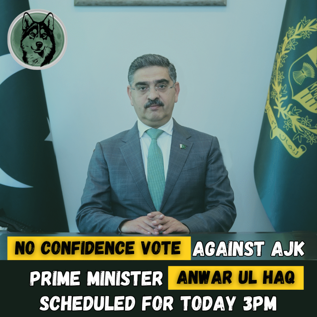 No-Confidence Vote Against AJK Prime Minister Anwarul-Haq Scheduled for Today 3 pm