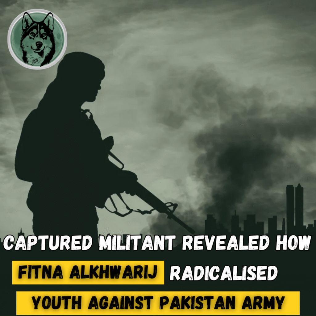 Captured Militant Reveals How Fitna-ul-Khawarij Radicalised Youth Against Pakistan Army