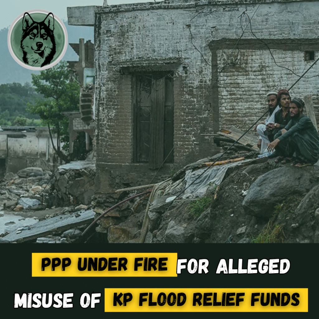 PPP under fire for alleged misuse of K-P flood relief funds