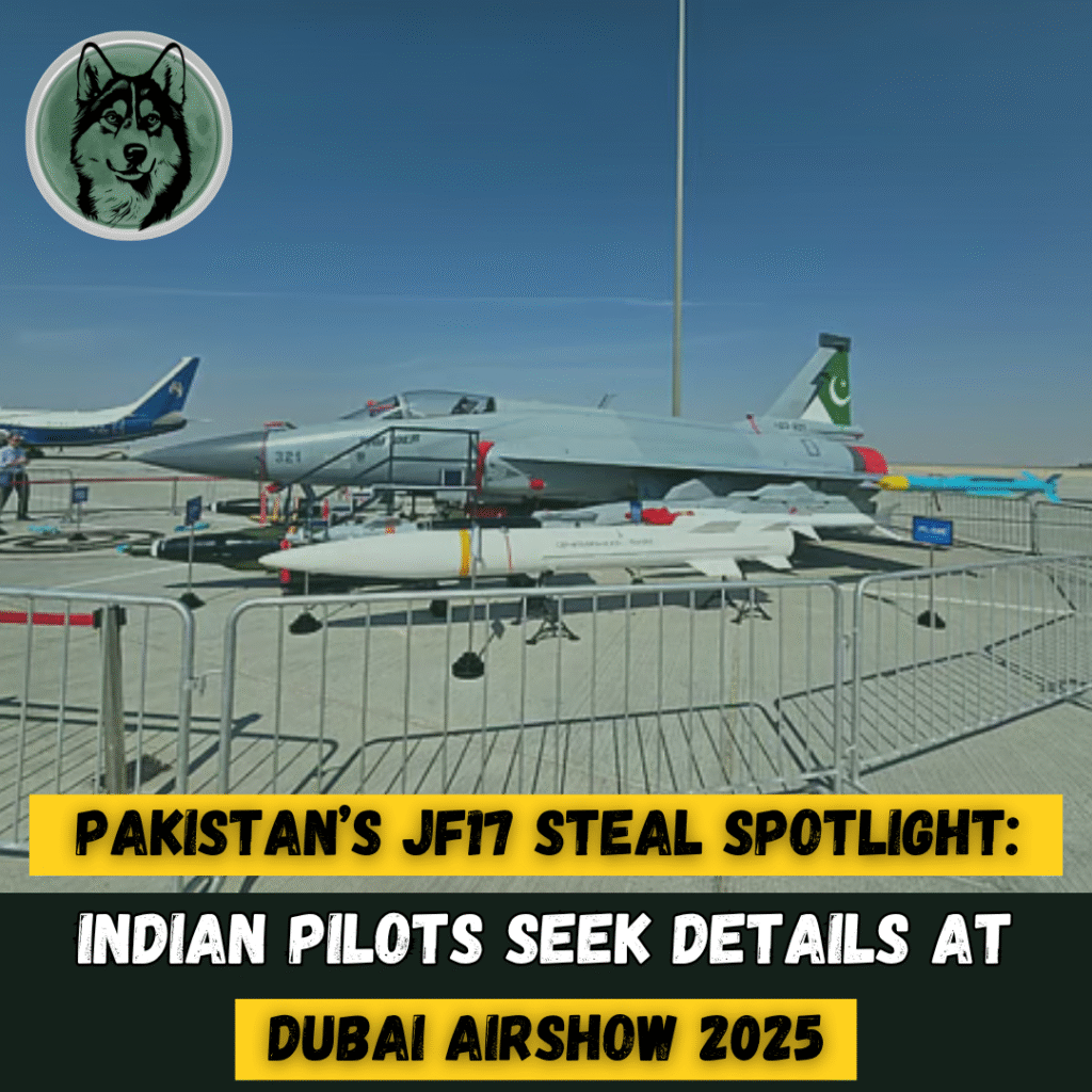 Pakistan’s JF-17 Steals Spotlight; Indian Pilots Seek Details at Dubai Airshow 2025