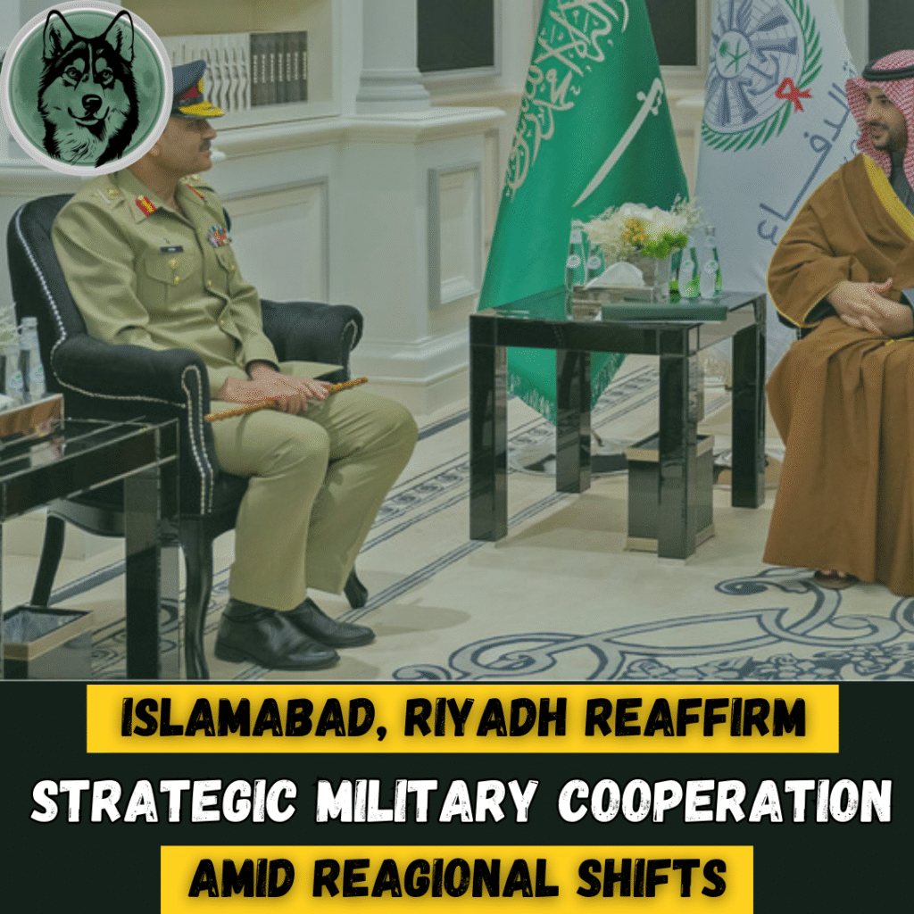 Islamabad, Riyadh Reaffirm Strategic Military Cooperation Amid Regional Shifts