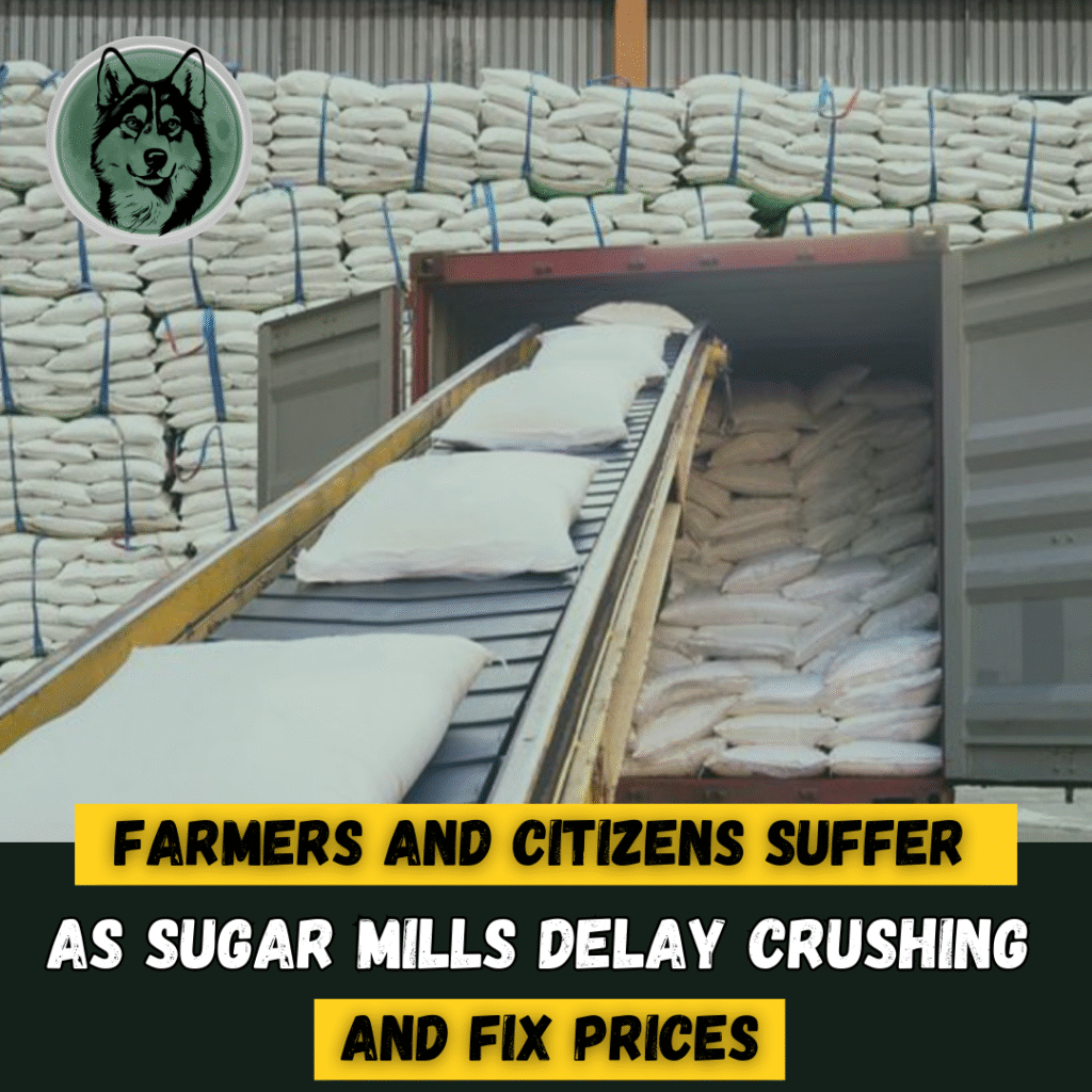 Farmers and Citizens Suffer as Sugar Mills Delay Crushing and Fix Prices