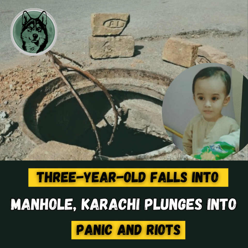 Three-Year-Old Falls Into Manhole, Karachi Plunges Into Panic and Riots