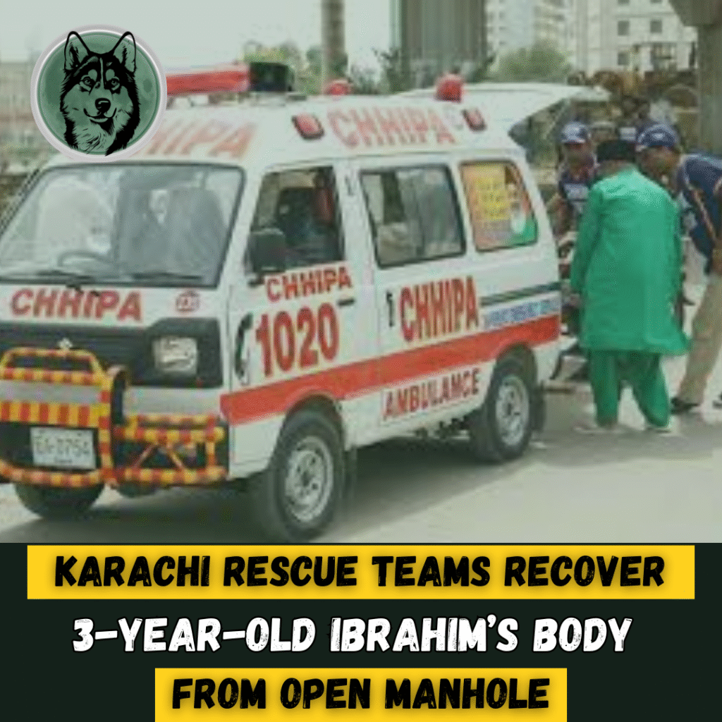 Karachi Rescue Teams Recover 3-Year-Old Ibrahim’s Body From Open Manhole