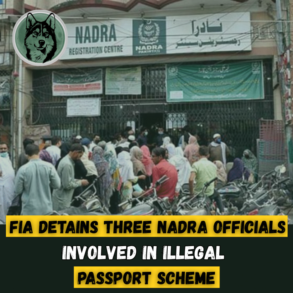 FIA Detains Three NADRA Officials Involved in Illegal Passport Scheme