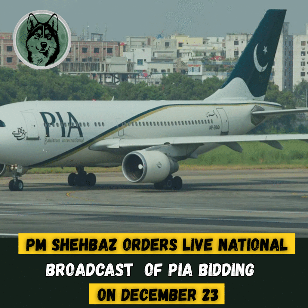 PM Shehbaz orders live national broadcast of PIA bidding on December 23