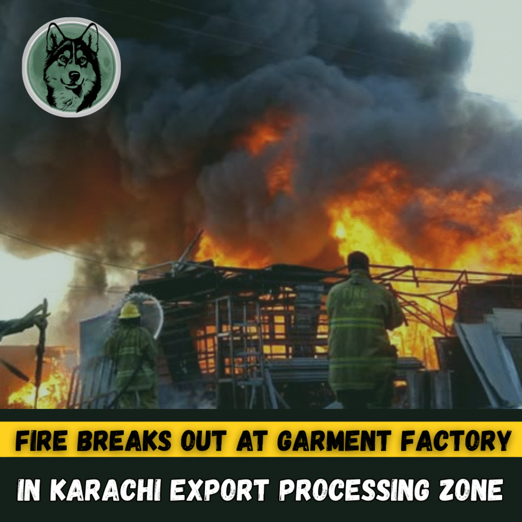 Fire breaks out at garment factory in Karachi Export Processing Zone