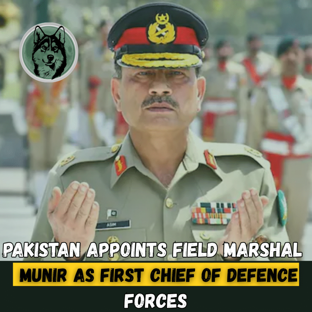 Pakistan Appoints Field Marshal Munir as First Chief of Defence Forces, Issues Strong Warning to India