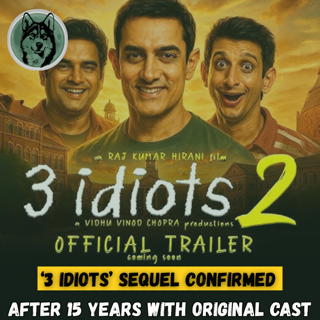 ‘3 Idiots’ Sequel Confirmed After 15 Years with Original Cast