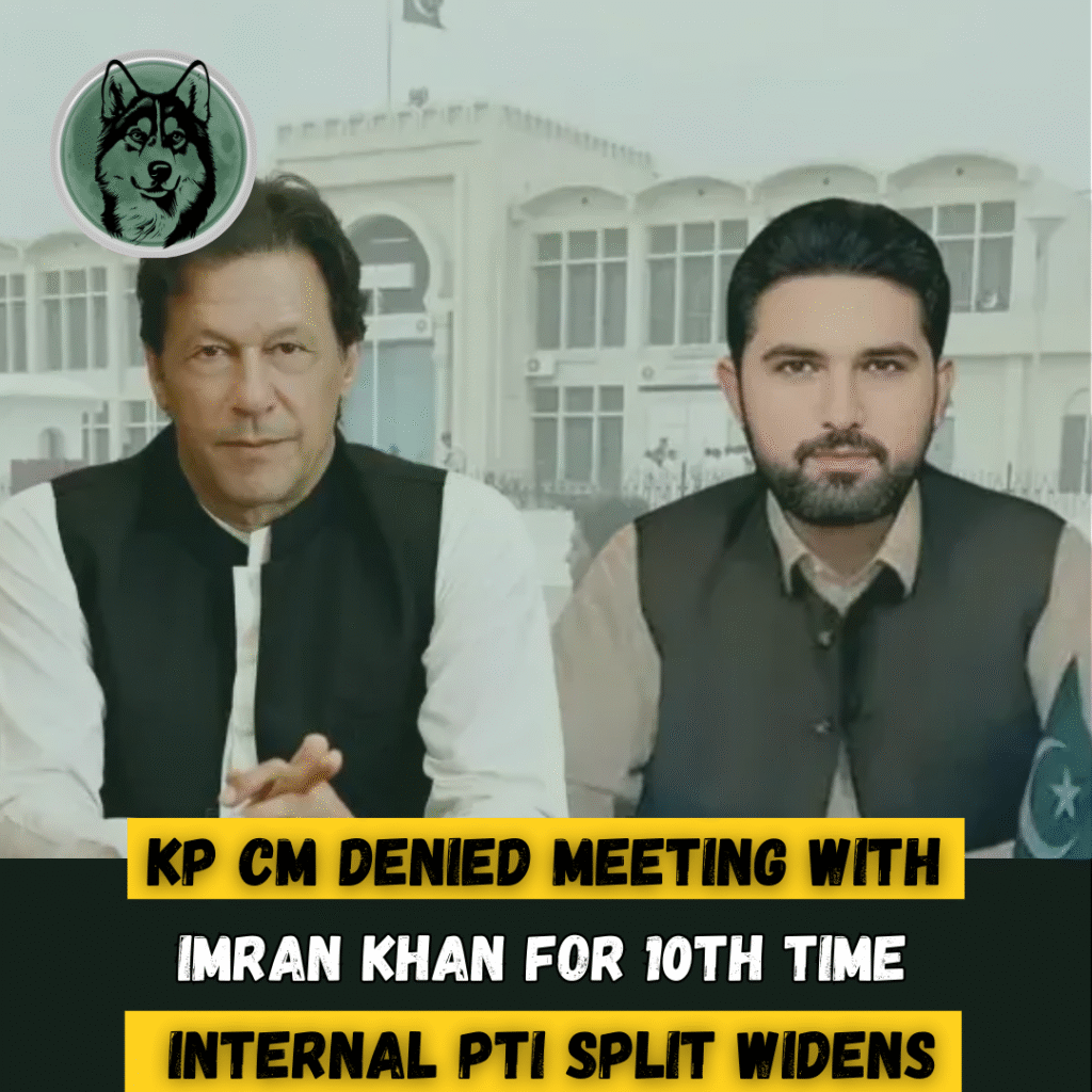 KP CM Denied Meeting with Imran Khan for 10th Time, Internal PTI Split Widens
