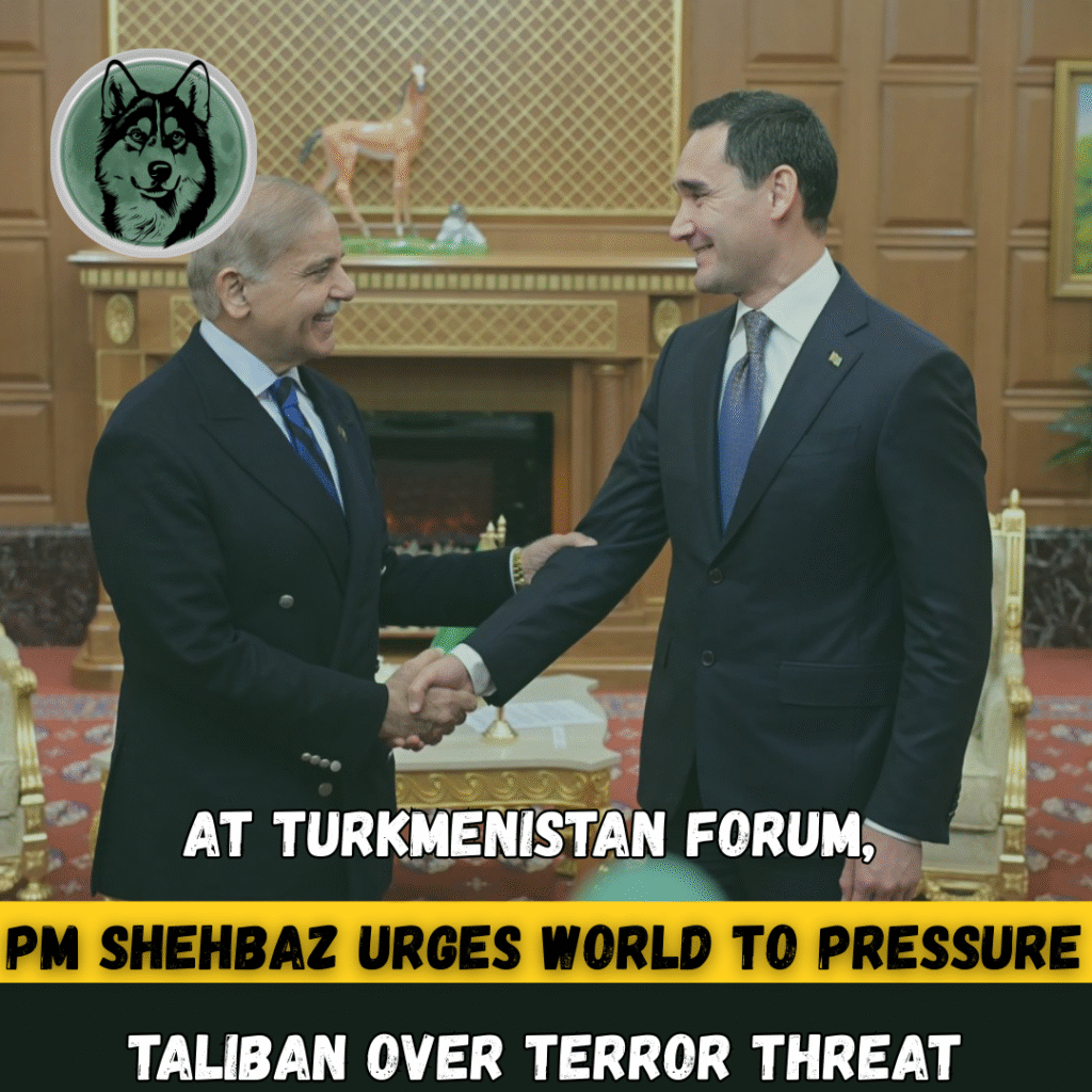 At Turkmenistan Forum, PM Shehbaz Urges World to Pressure Taliban Over Terror Threat