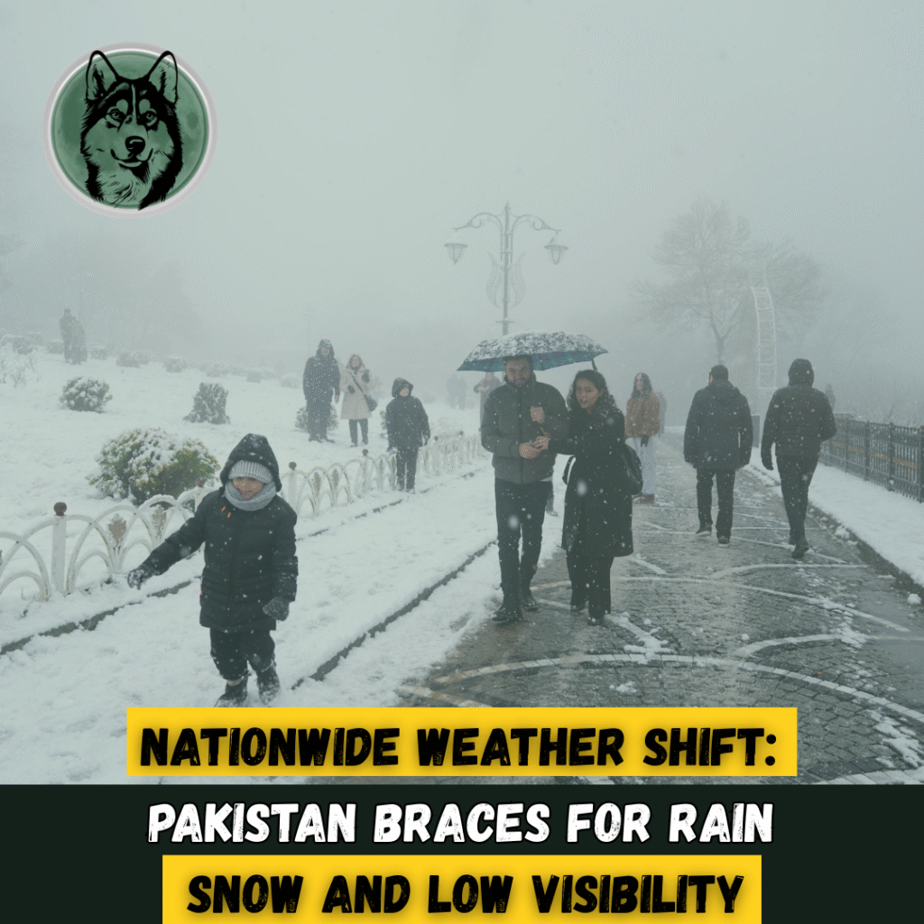 Nationwide Weather Shift: Pakistan Braces for Rain, Snow and Low Visibility
