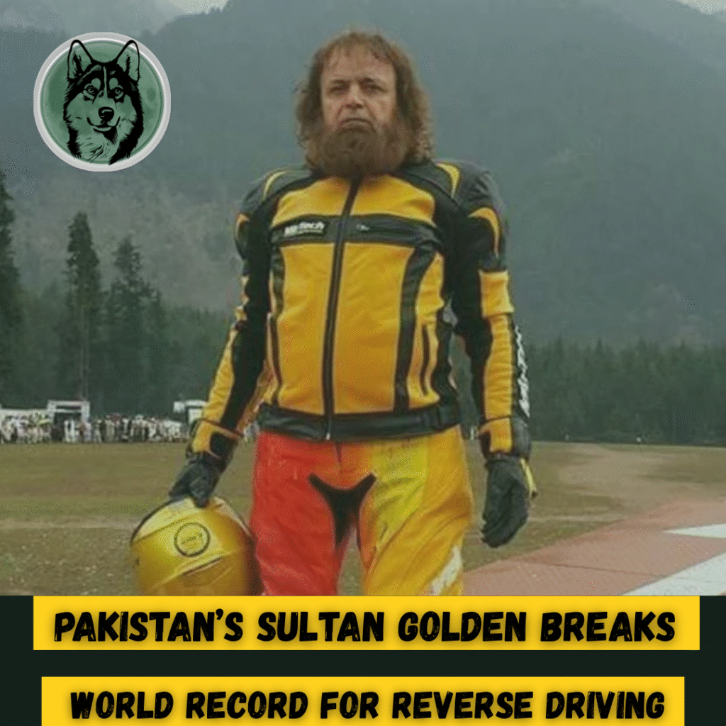Pakistan’s Sultan Golden Breaks World Record for Reverse Driving