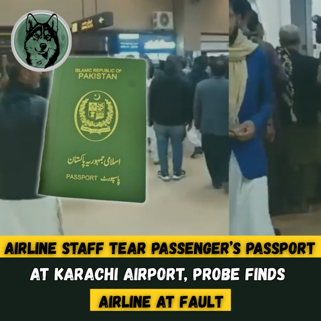 Airline Staff Tear Passenger’s Passport at Karachi Airport, Probe Finds Airline at Fault