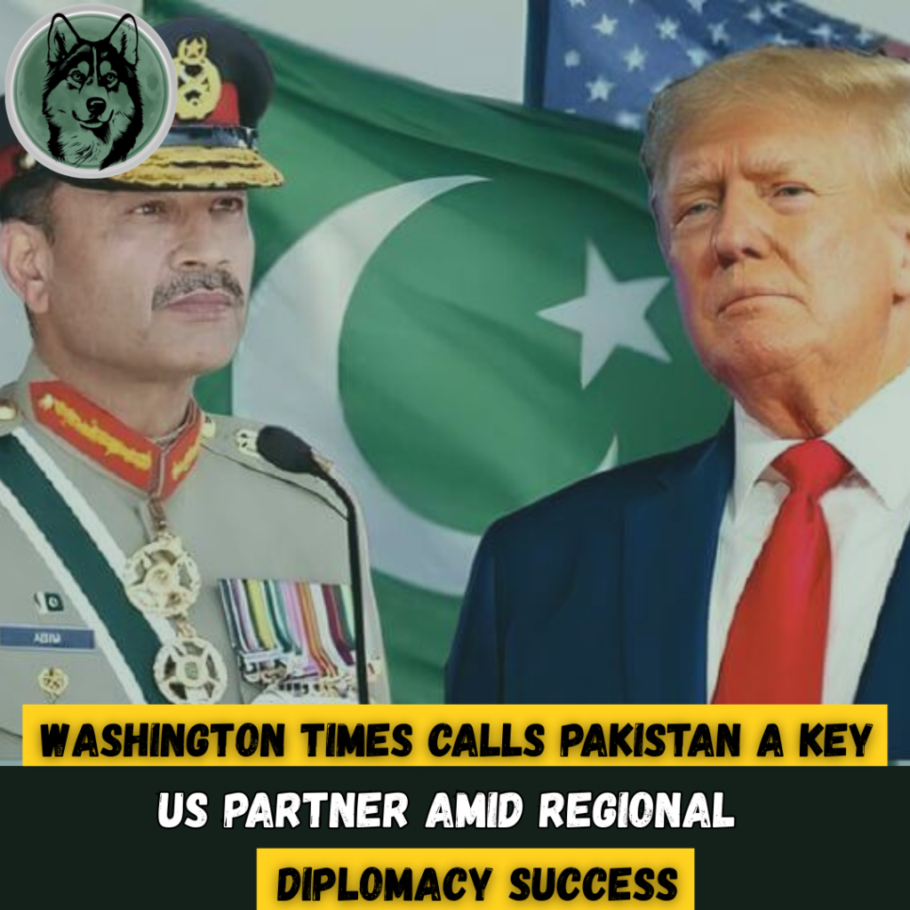 Washington Times Calls Pakistan a Key US Partner Amid Regional Diplomacy Success