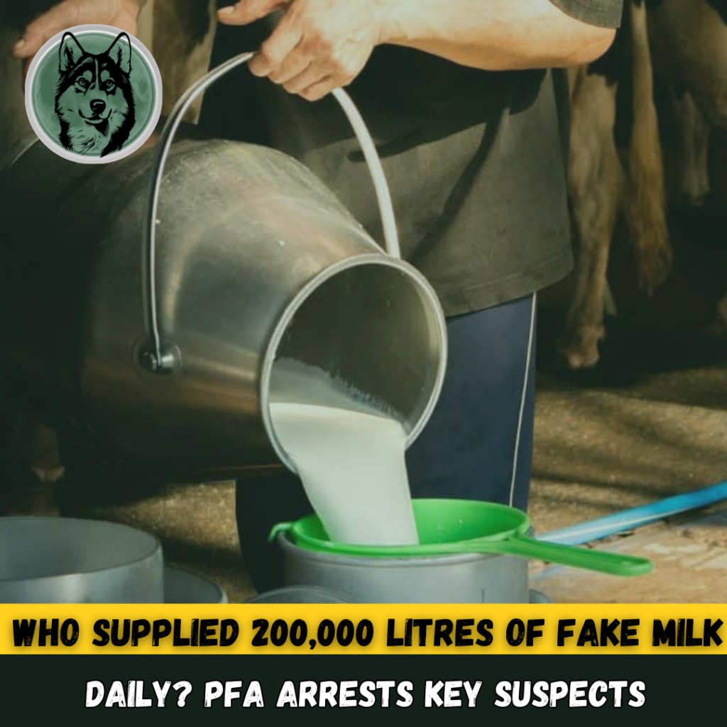 Who Supplied 200,000 Litres of Fake Milk Daily? PFA Arrests Key Suspects