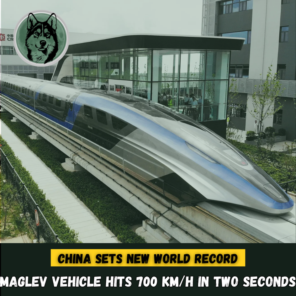 China Sets New World Record: Maglev Vehicle Hits 700 km/h in Two Seconds