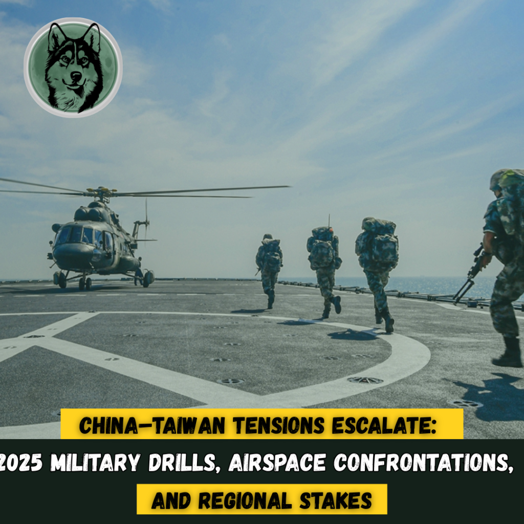 China–Taiwan Tensions Escalate: 2025 Military Drills, Airspace Confrontations, and Regional Stakes