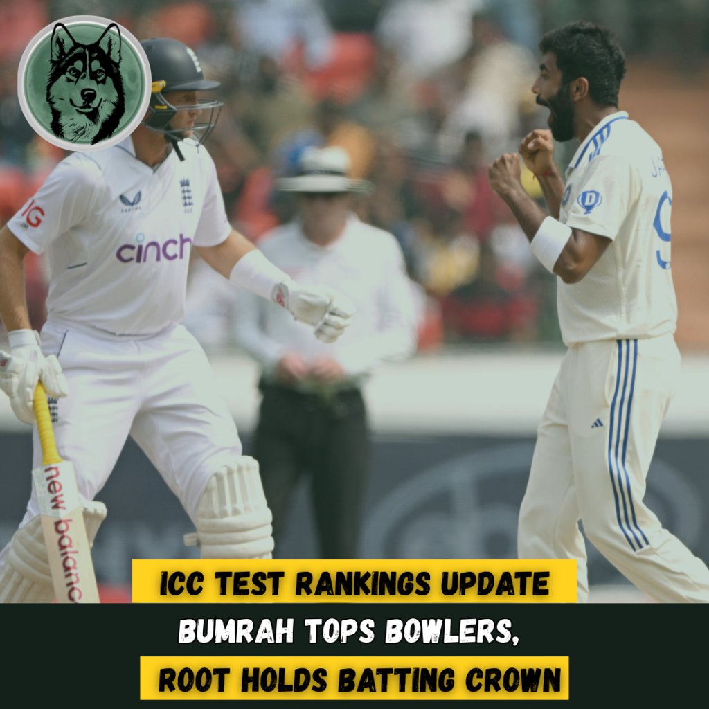 ICC Test Rankings Update: Bumrah Tops Bowlers, Root Holds Batting Crown