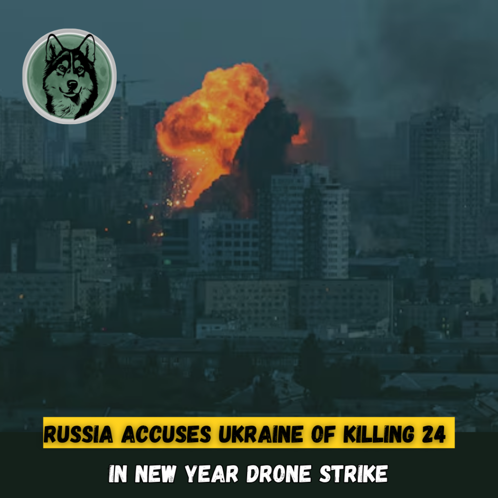 Russia Accuses Ukraine of Killing 24 in New Year Drone Strike