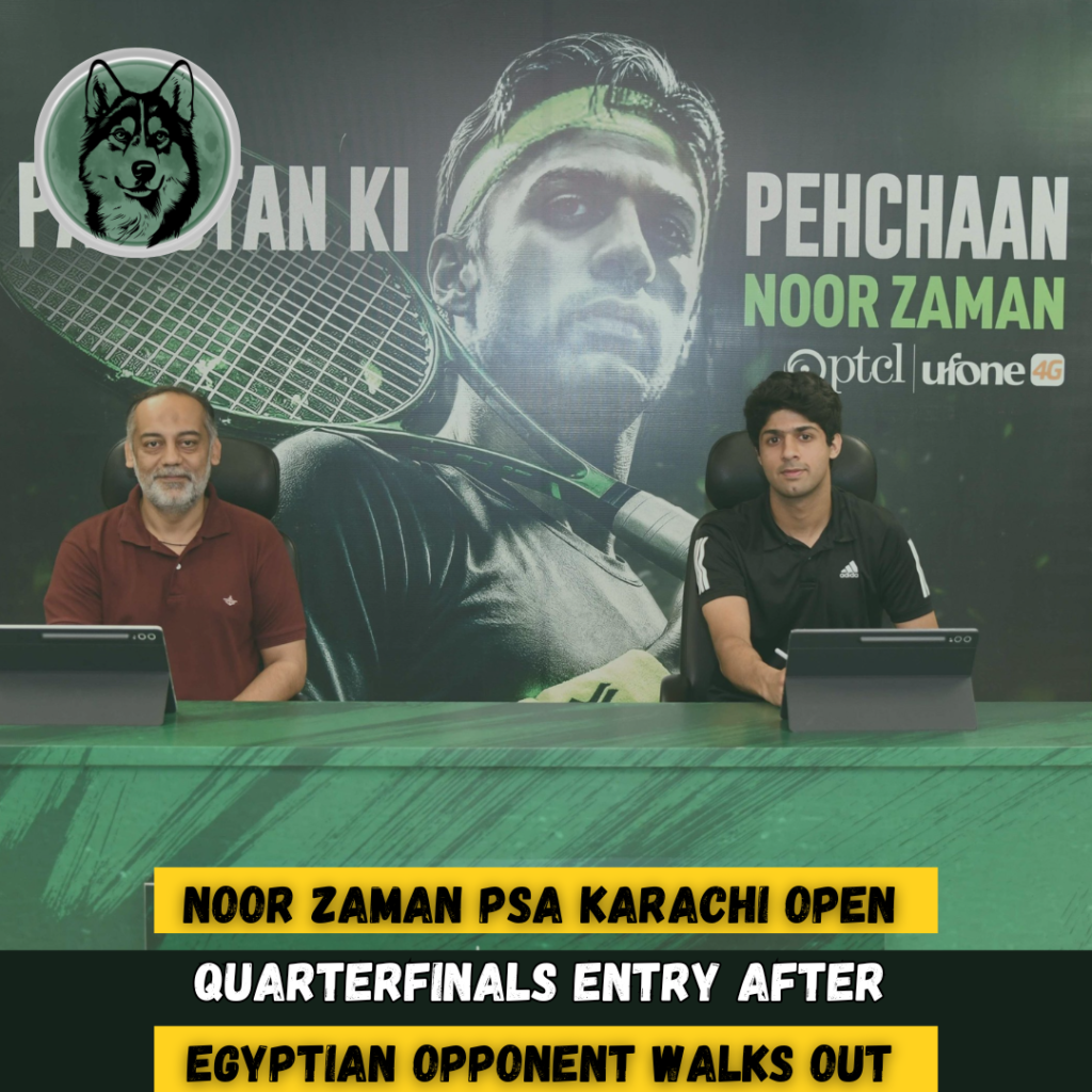 Noor Zaman PSA Karachi Open Quarterfinals Entry After Egyptian Opponent Walks Out