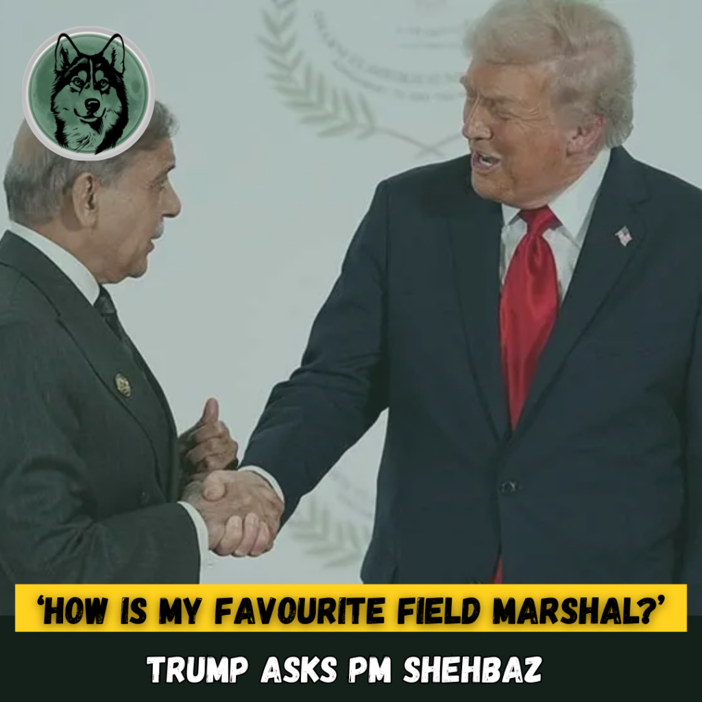 How Is My Favourite Field Marshal Trumps Remark to PM Shehbaz at Davos Draws Global Attention
