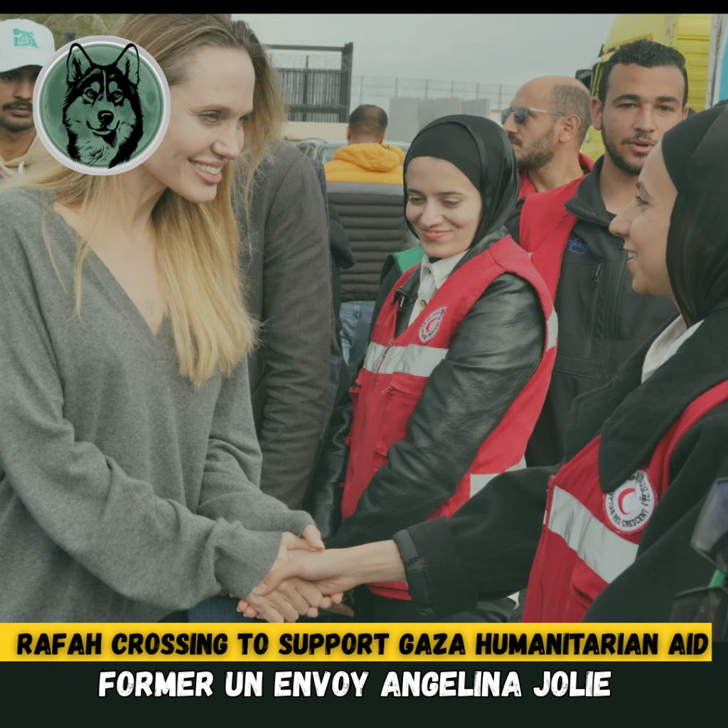 Jolie inspects Egyptian side of Rafah crossing amid humanitarian efforts