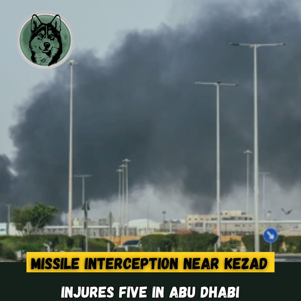 Missile Interception Near KEZAD Injures Five in Abu Dhabi