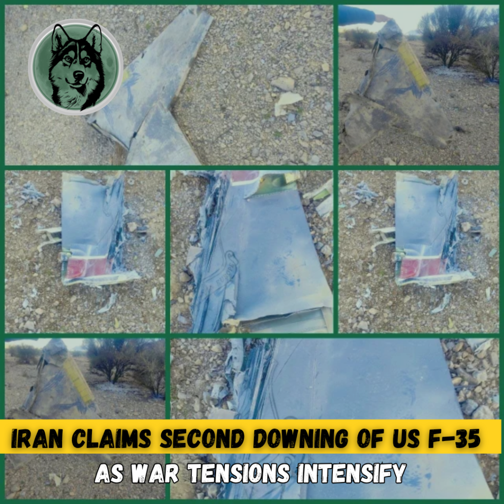 Iran Claims Second Downing of US F 35 as War Tensions Intensify