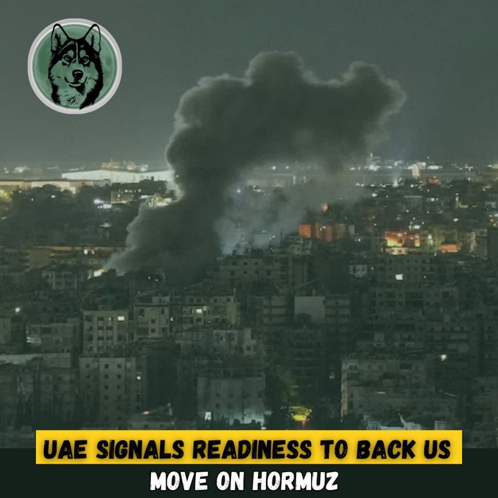 UAE Signals Readiness to Back US Move on Hormuz as Washington Sees Endgame in Iran War
